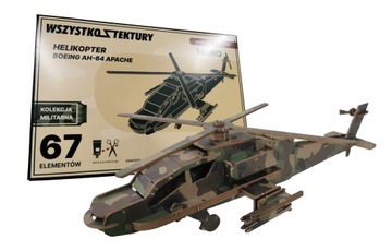 3D пазл Сборная модель ВЕРТОЛЕТА BOEING APACHE