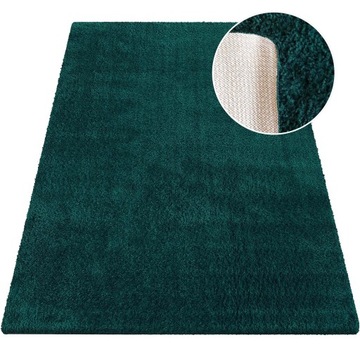 Kamel Bottle Green Carpet Shaggy Laundry 60x100