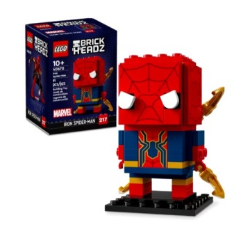 Конструктор LEGO BRICKHEADZ IRON SPIDER-MAN 40670 - 91 елементів