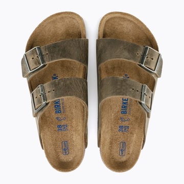 Klapki BIRKENSTOCK Arizona SFB LEOI Regular faded khaki 45 EU