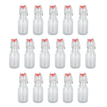 16 szt. 100 ml 3,38 uncji Szklane butelki z