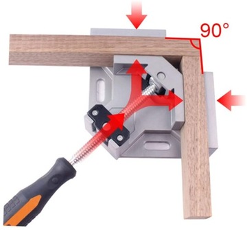 ПРОФЕССИОНАЛЬНЫЙ СТОЛЯРНЫЙ ЗАЖИМ, УГЛОВОЙ, УГЛОВЫЕ ТИСКИ, 150x70мм