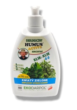 EKODARPOL NAWÓZ HUMUS ACTIVE KWIATY ZIELONE 300ML