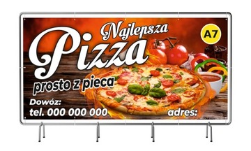 Рекламный баннер 150см х 75см бесплатный дизайн