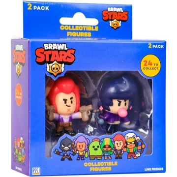 BRAWL STARS PMI ZESTAW FIGUREK KOLEKCJONERSKICH 2-PAK COLT + BIBI