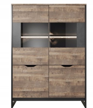 МЕБЕЛЬ ГОСТИНАЯ ARDEN RTV СКАМЬЯ ВИТРИНА Комод LOFT 1