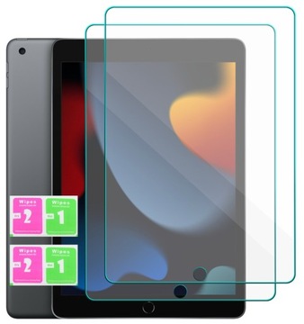 2x SZKŁO do Apple iPad 9 Gen 2021 10.2 I 8 Gen I 7 Gen hartowane 9H ZESTAW