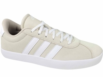 ADIDAS VL COURT 3.0 ID6312 BEŻOWE BUTY TRAMPKI TENISÓWKI SKATE SKÓRZANE