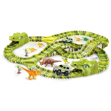 МЕГА ГОНОЧНАЯ ТРЕК XXL ДИНОЗАВР ДИНО 240 шт. ВУПИ
