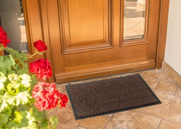 КОМПЛЕКТ КОВРИКОВ ДЛЯ ВХОДНОЙ ДВЕРИ, НАРУЖНЫЙ КОВрик, ТОЛСТЫЙ, 60X90CM X2