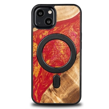 Pouzdro Bewood Unikátní pro iPhone 13 Neonové Paříž s MagSafe
