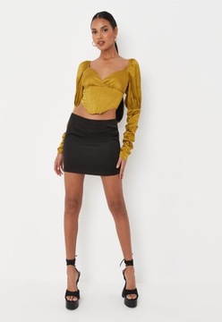 MISSGUIDED GORSETOWY SATYNOWY TOP 34G XXH__S