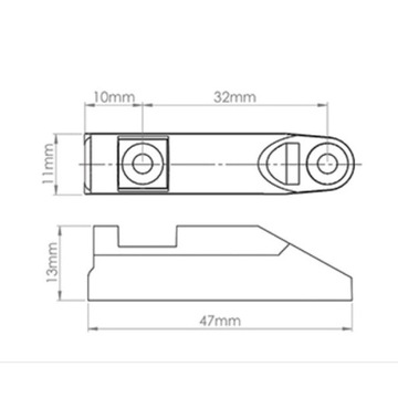 AMORTYZATOR HAMULEC SPOWALNIACZ SZARY AIRTIC + ADAPTER