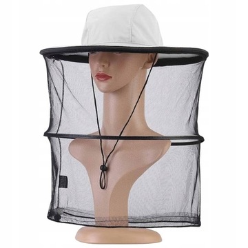 МОСКИТНАЯ СЕТКА ДЛЯ ШАПКИ ДЛЯ ЗАЩИТЫ ГОЛОВЫ ОТ КОМАРОВ И НАСЕКОМЫХ ДЛЯ ОХОТЫ