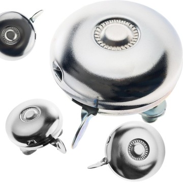 DZWONEK ROWEROWY 55MM CHROM JY-B11 NA ROWER