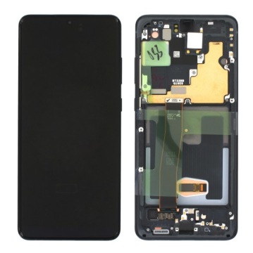 LCD displej Samsung S20 Ultra (SM-G988) šedý s rámečkem