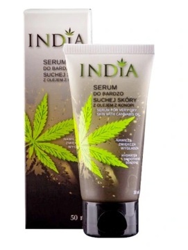 India, Serum do bardzo suchej skóry z olejem konopi, 50 ml