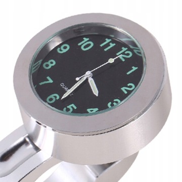 Часы на руль Мотоциклетные часы Серебро