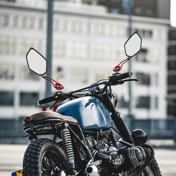 Электрическое алюминиевое автомобильное зеркало для мотоцикла