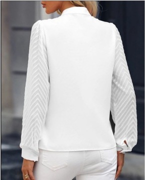 móda dámska blúzka šifónové rukávy pohodlné elegantná košeľa voľná