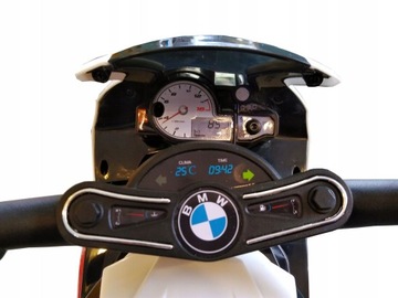 Для детей Мотоцикл BMW S1000 RR Mini на аккумуляторе, черный, 3 колеса, светодиодные звуки