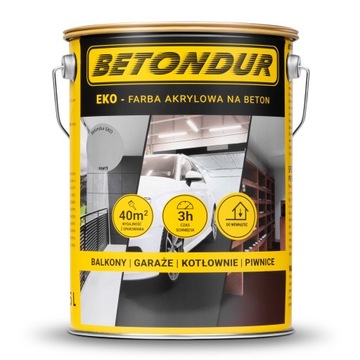 Farba do betonu EKO szara 5L posadzki, wylewki