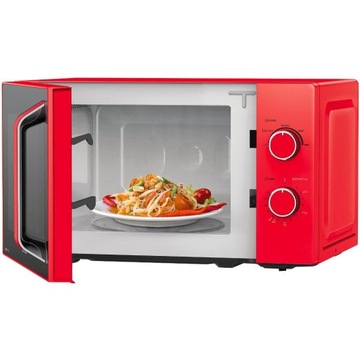 Mikrofalówka Sencor Czerwona 17L 700W 5 Poziomów