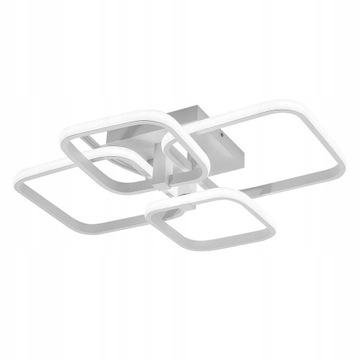 Lampa PLAFON żyrandol LED sufit RING 42W + Pilot