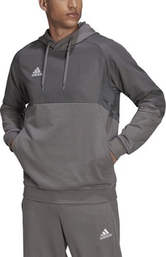 МУЖСКАЯ ТОЛСТОВКА С КАПЮШОНОМ ADIDAS CONDIVO 22, СЕРАЯ, размер XL