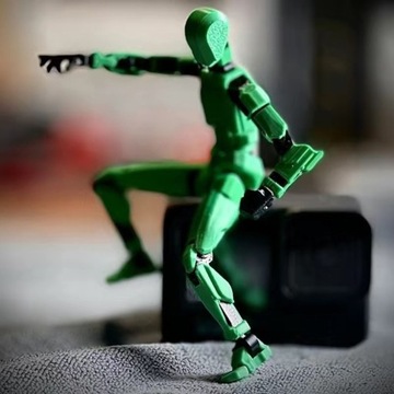 Напечатано на 3D -фигурке многоперированной модели робота, подвижной фигурки пруда