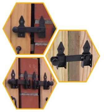 ЗАЩЕЛКА ДЛЯ САДОВЫХ КАЛИТ ЧЕРНАЯ WOGO 120 DOMAX