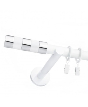 СОВРЕМЕННЫЙ ОДИНАРНЫЙ БЕЛЫЙ КАРДИН FI 19мм 140см