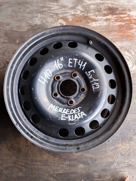 DISK OCELOVÝ 16" MERCEDES TŘÍDA E ET41 5X112