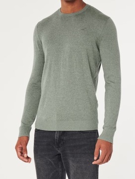 Sweter bluza Abercrombie Hollister XL sweterek zielony