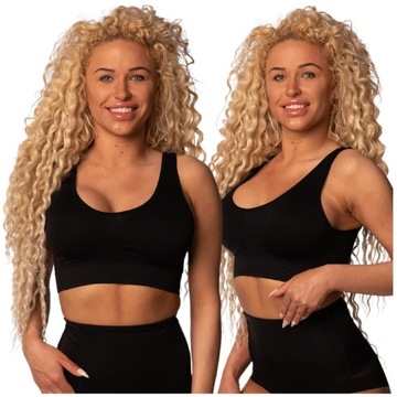 TOP DAMSKI BIUSTONOSZ SPORTOWY STANIK FITNESS NA SIŁOWNIĘ MIĘKKI SPORT 2XL