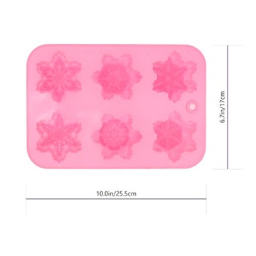 СМОЛЯНЫЕ ФОРМЫ ДЛЯ СИЛИКОНОВОЙ ВАННЫ ДЛЯ СНЕЖИНОК