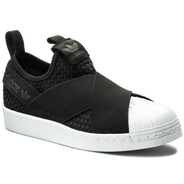 Adidas Superstar buty damskie Slipon czarne QC2487 36