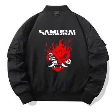 Męska kurtka bomber Cyberpunk 2077 Edgerunners Samurai...XL