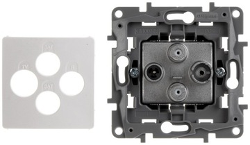 LEGRAND NILOE Муравьиная розетка RTV-SAT-SAT белый 764566