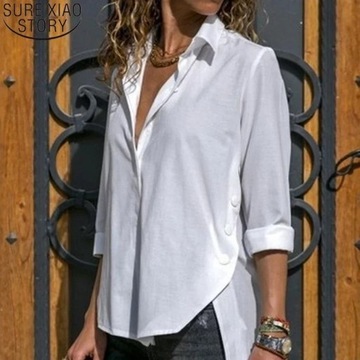 Casual 5XL Loose Blouse Women Shirts Office Lady I