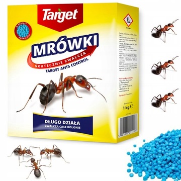 TRUTKA NA MRÓWKI TARGET MAX ŚRODEK PROSZEK NISZCZY KOLONIE GNIAZDA 1KG