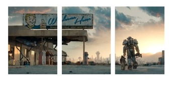 3x OBRAZ NA ŚCIANĘ FALLOUT 30x40