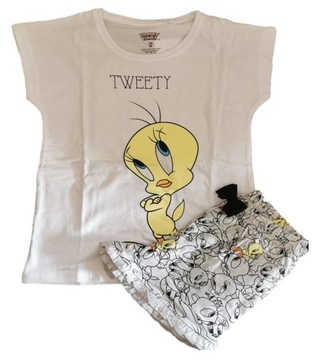 TWEETY Piżama roz. 158 krótki rękaw Looney Tunes