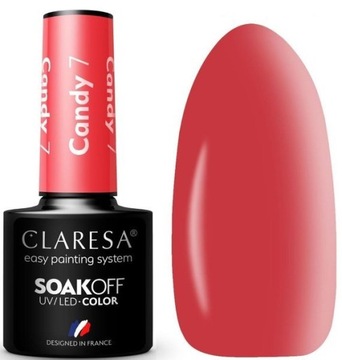 Гибридный лак для ногтей Claresa Candy 07