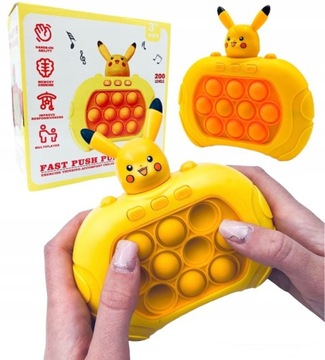 ИГРА POP IT SKILL PIKACZU АНТИСТРЕСС FAST PUSH PIKACHU POKEMON
