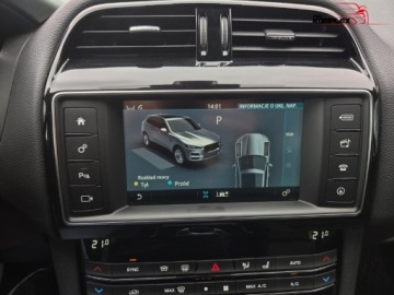 Jaguar F-Pace SUV 2.0 iD4 240KM 2018 Jaguar F-Pace 2.0 Diesel 240KM Automat 4x4 Salon Polska Bezwypadkowy Serwi, zdjęcie 20
