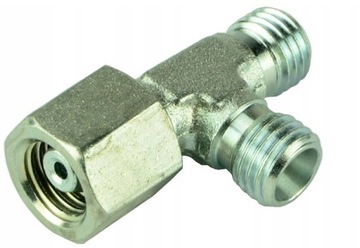 Nypel Hydrauliczny trójnik M12x1,5ABB asymetryczny