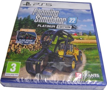 FARMING SIMULATOR 22 PLATINUM EDITION + CLAAS DLC PLAYSTATION 5 NOWA PS5 PL