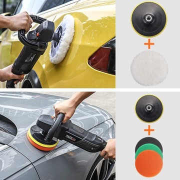 Профессиональная АВТОПОЛИРОВКА С РЕГУЛИРУЕМОЙ СКОРОСТЬЮ, ЖК-дисплеем + 20 АКСЕССУАРОВ