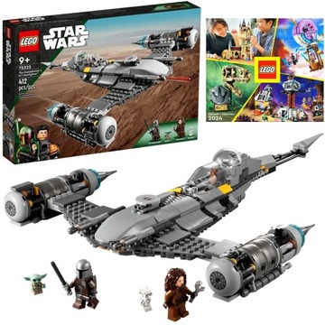 LEGO STAR WARS 75325 Myśliwiec N-1 Mandalorian + KATALOG LEGO 2024